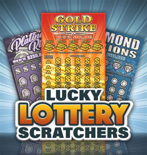 Lucky Lottery Scratchers .